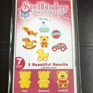 Spellbinders Playtime Toy Diecuts *EUC*